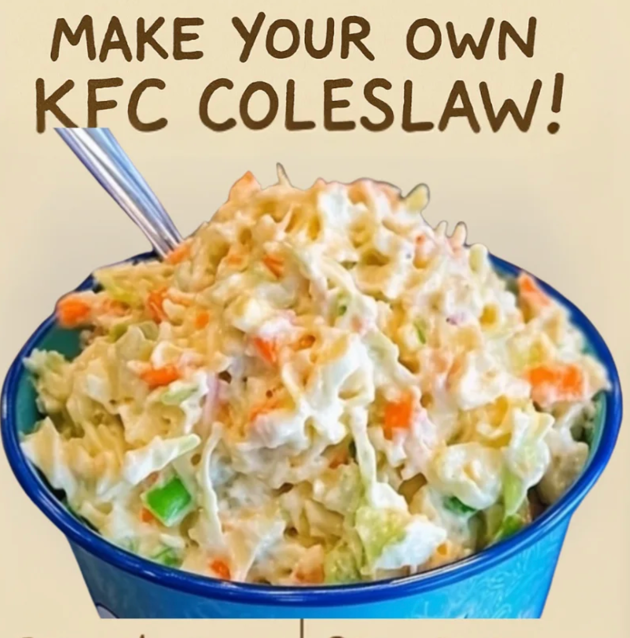 Secret Recipe Revealed: How to Make KFC-Style Coleslaw at Home!